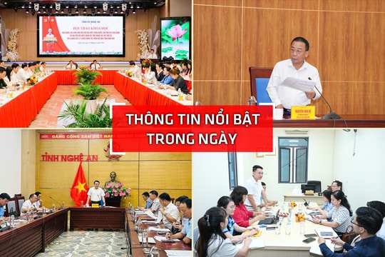 Nghệ An: Thông tin nổi bật ngày 10/6