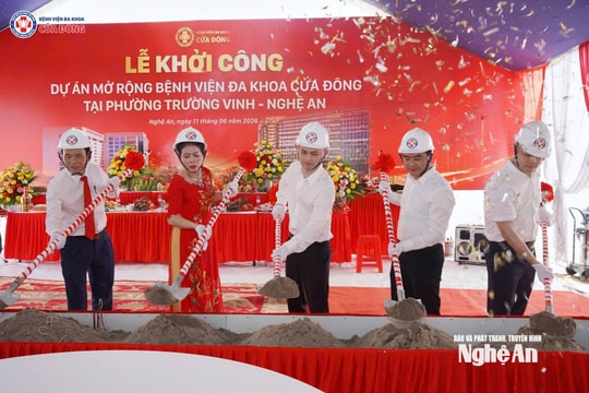 Khởi công Dự án mở rộng Bệnh viện Đa khoa Cửa Đông: Kiến tạo tương lai, nâng tầm chăm sóc sức khỏe cộng đồng
