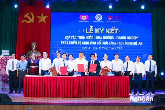 Nghệ An: Phát triển hệ sinh thái đổi mới sáng tạo theo mô hình liên kết “3 nhà”