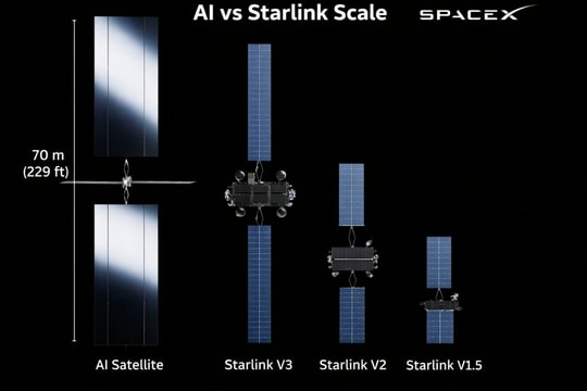 SpaceX xây dựng mạng lưới máy chủ AI trên quỹ đạo: Giải pháp năng lượng với chip NVIDIA