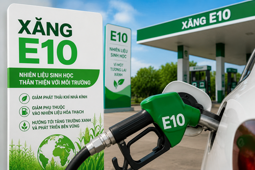 Việt Nam chính thức triển khai xăng sinh học E10 từ ngày 1/6/2026