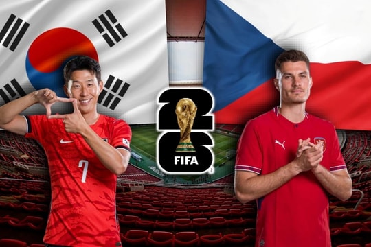 Trực tiếp tỉ số Hàn Quốc 2-1 CH Séc tại World Cup 2026