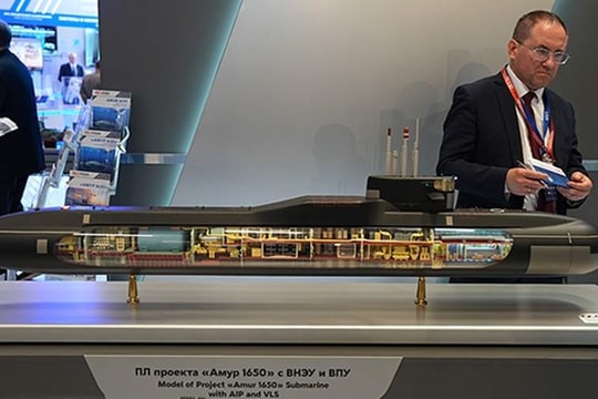 Nga ra mắt tàu ngầm Amur 1650: Bước đột phá trong phân khúc tàu ngầm diesel-điện