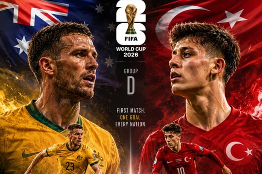 Trực tiếp tỉ số Australia 2-0 Thổ Nhĩ Kỳ: Chờ màn đấu trí ở bảng D World Cup 2026
