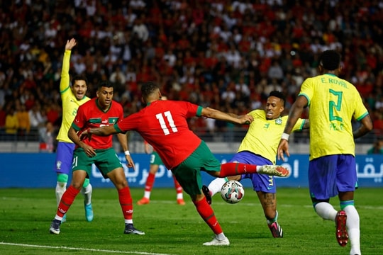Trực tiếp tỉ số Brazil 1-1 Morocco: Chờ màn so tài hấp dẫn tại World Cup 2026