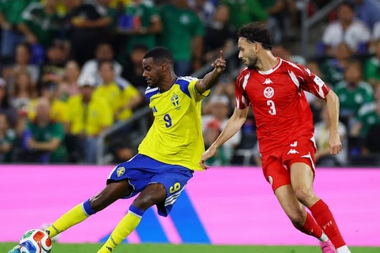 Thụy Điển dẫn trước Tunisia 2-1: Hiệp một bùng nổ tại World Cup 2026