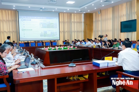 Thông qua hồ sơ điều chỉnh Quy hoạch tỉnh Nghệ An thời kỳ 2021-2030, tầm nhìn đến năm 2050