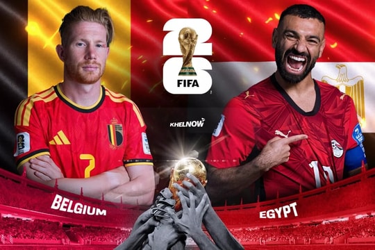 Trực tiếp Bỉ 0-0 Ai Cập hôm nay 16/6/2026: Tỉ số World Cup 2026 mới nhất