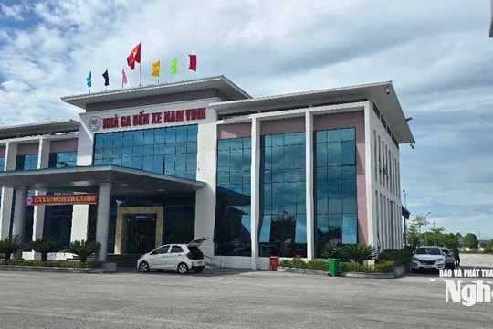 Khai trương Bến xe Nam Vinh tại xã Lam Thành