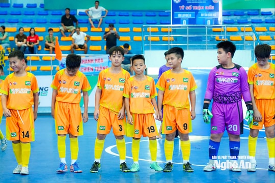 U11 Sông Lam Nghệ An giành vé dự vòng chung kết Quốc gia sớm 1 lượt đấu