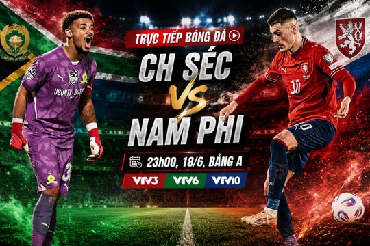 Trực tiếp tỉ số CH Séc vs Nam Phi hôm nay 18/6: Không được phép sảy chân