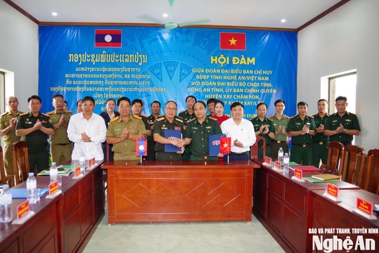 Thống nhất công tác chuẩn bị Giao lưu hữu nghị Quốc phòng biên giới Việt Nam - Lào lần thứ III