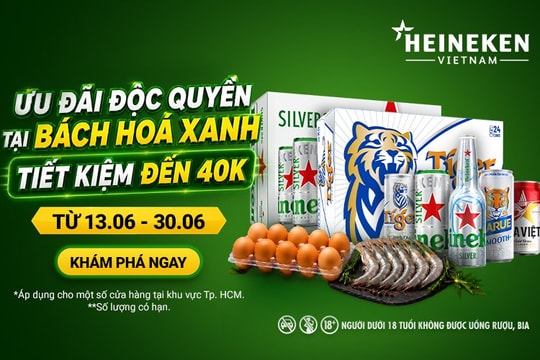 Cách mua bia nhận quà tặng và tiết kiệm đến 40.000 đồng tại TP.HCM