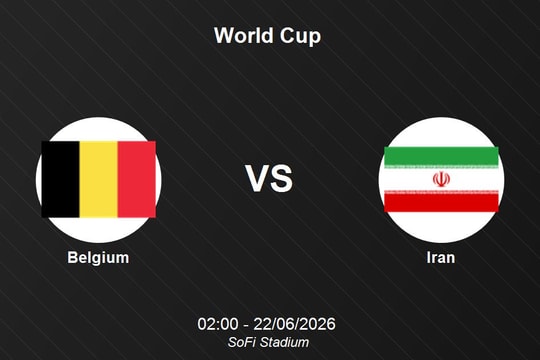 Nhận định Bỉ vs Iran tại World Cup 2026: Chờ đợi màn so tài cân sức tại SoFi Stadium
