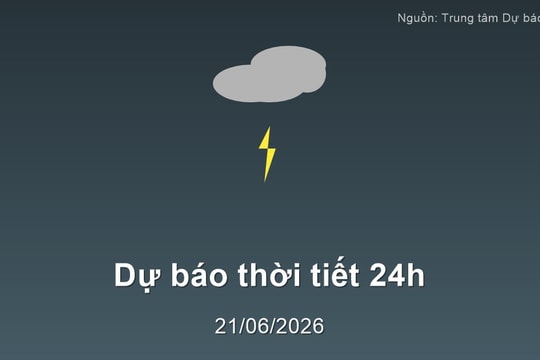 Dự báo thời tiết 22/06/2026: Miền Trung nắng nóng đặc biệt gay gắt trên 40 độ C