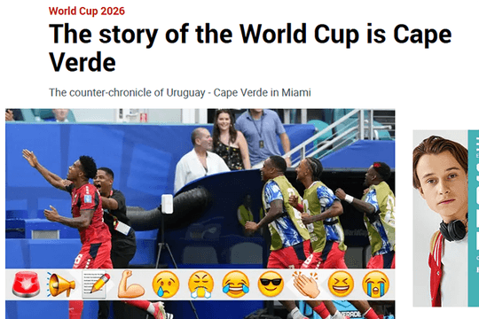 Cape Verde hòa Uruguay 2-2: "Tý hon" viết tiếp câu chuyện cổ tích tại World Cup 2026