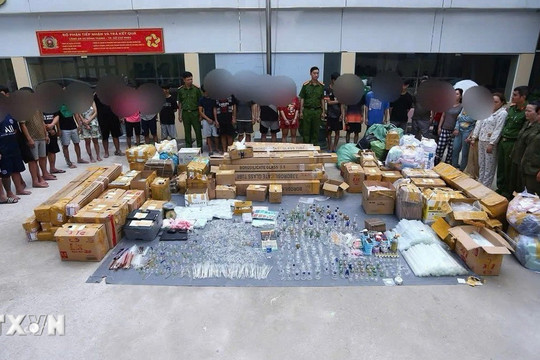 Triệt phá đường dây ma túy liên tỉnh, thu hơn 1 tấn tang vật