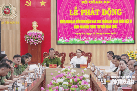 Phát động đợt cao điểm thu nhận mẫu ADN thân nhân liệt sĩ