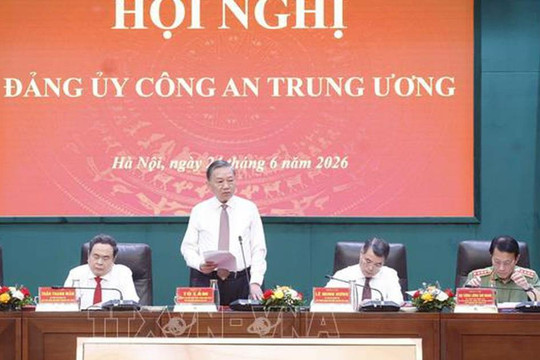 Tổng Bí thư, Chủ tịch nước Tô Lâm dự Hội nghị Đảng ủy Công an Trung ương