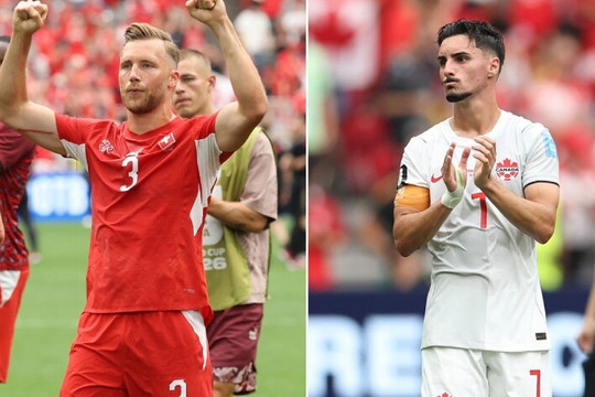 World Cup 2026: Thụy Sĩ chiếm ngôi đầu bảng B, Canada mất lợi thế sân nhà sau thất bại 1-2