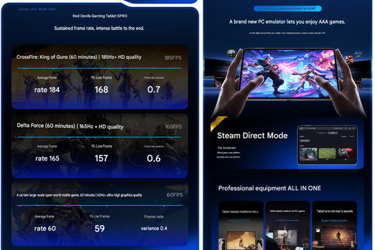 RedMagic Gaming Tablet 5 Pro: Sức mạnh Snapdragon 8 Elite Gen 5 và hệ thống tản nhiệt nước