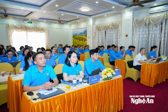 Ban Chấp hành Liên đoàn Lao động tỉnh Nghệ An bàn nhiều nội dung, đề án quan trọng