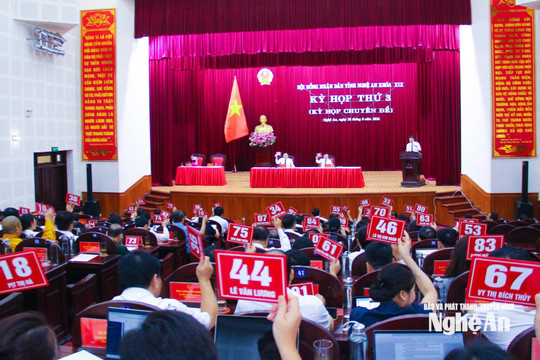 HĐND tỉnh Nghệ An thông qua 11 nghị quyết tại Kỳ họp thứ 3, nhiệm kỳ 2026 - 2031