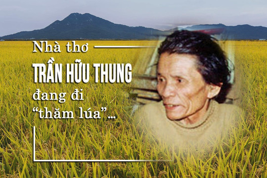 Văn hóa xứ Nghệ: Nhà thơ Trần Hữu Thung đang đi "thăm lúa"