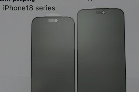 Lộ diện thiết kế iPhone 18 Pro: Dynamic Island thu nhỏ nhờ công nghệ Face ID ẩn