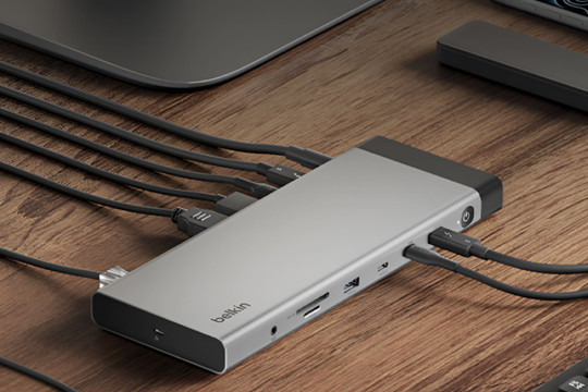 Belkin ra mắt dock Thunderbolt 5 14 trong 1: Đột phá băng thông 120Gbps và sạc 140W