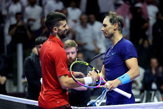 Rafael Nadal thừa nhận Novak Djokovic là tay vợt vĩ đại nhất lịch sử quần vợt