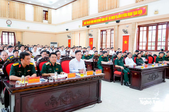 Hội nghị ra nghị quyết lãnh đạo thực hiện nhiệm vụ quân sự, quốc phòng và xây dựng Đảng 6 tháng cuối năm 2026