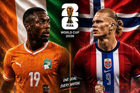 Bờ Biển Ngà đối đầu Na Uy tại World Cup 2026: Erling Haaland và bài toán phá khối bê tông