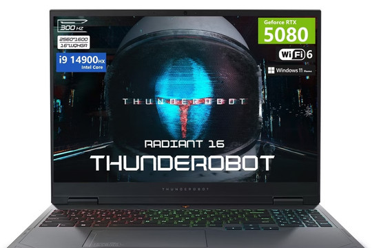 Thunderobot Radiant 16: Laptop RTX 5080 kèm 64GB RAM giảm giá 40% có đáng mua?