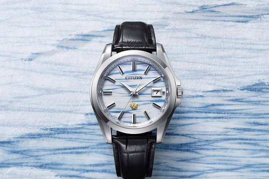 Citizen AQ4090-08A: Sự giao thoa giữa nghệ thuật nhuộm chàm Shibori và bộ máy Eco-Drive siêu chính xác