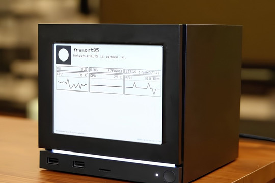 Valve công khai tệp in 3D: Tự chế mặt nạ màn hình e-ink độc đáo cho Steam Machine