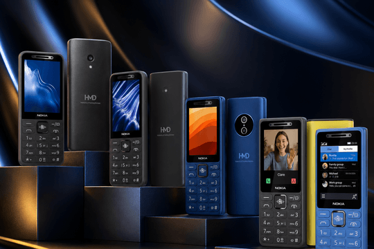 Nokia ra mắt 4 điện thoại phổ thông mới: Tích hợp nút trợ lý ảo AI chuyên dụng