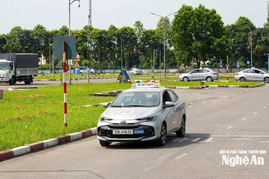 Nghệ An: Hơn 180.000 học viên được sát hạch lái xe trong 1 năm