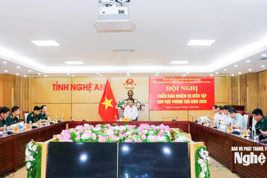 Bảo đảm hậu cần cho diễn tập khu vực phòng thủ tỉnh Nghệ An năm 2026