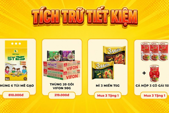 Mẹo tích trữ lương thực tiết kiệm với loạt deal giảm đến 360.000 đồng tại Bách hóa XANH
