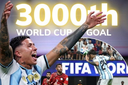 Argentina ngược dòng nghẹt thở 3-2 trước Ai Cập: Enzo Fernandez lập kỳ tích bàn thắng thứ 3000