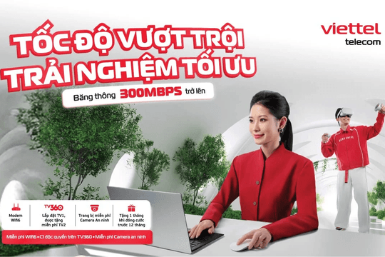 Gói cước Internet Viettel tốc độ cao, ổn định cho học tập và làm việc online
