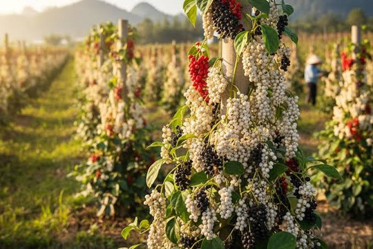 Giá tiêu hôm nay 9/7/2026: Tăng 1.000 đồng/kg trên diện rộng