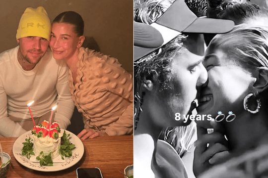 Hailey Bieber kỷ niệm 8 năm đính hôn cùng Justin Bieber