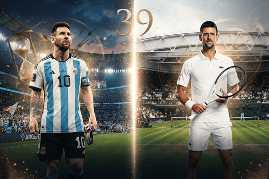 Messi và Djokovic ở tuổi 39: Những dị nhân nghiền nát quy luật thời gian