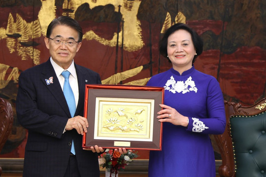 Phó Thủ tướng Phạm Thị Thanh Trà tiếp Thống đốc tỉnh Aichi (Nhật Bản)
