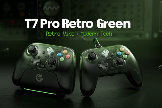 GameSir ra mắt bộ đôi tay cầm T7 Pro phong cách Xbox cổ điển: Công nghệ TMR và Hall Effect có gì đặc biệt?