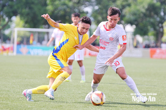 U21 Sông Lam Nghệ An chia điểm với Thể Công Viettel tại vòng chung kết U21 Quốc gia