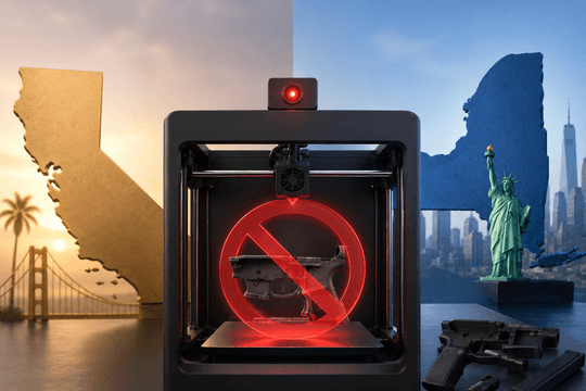 Kiểm soát súng ma: California và New York đề xuất tích hợp AI chặn in 3D vũ khí