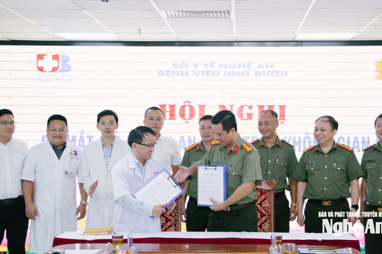 Bệnh viện Ung bướu Nghệ An ra mắt mô hình 'An toàn trên không gian mạng'